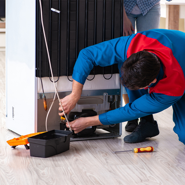 how long does it usually take to repair a refrigerator in Preston